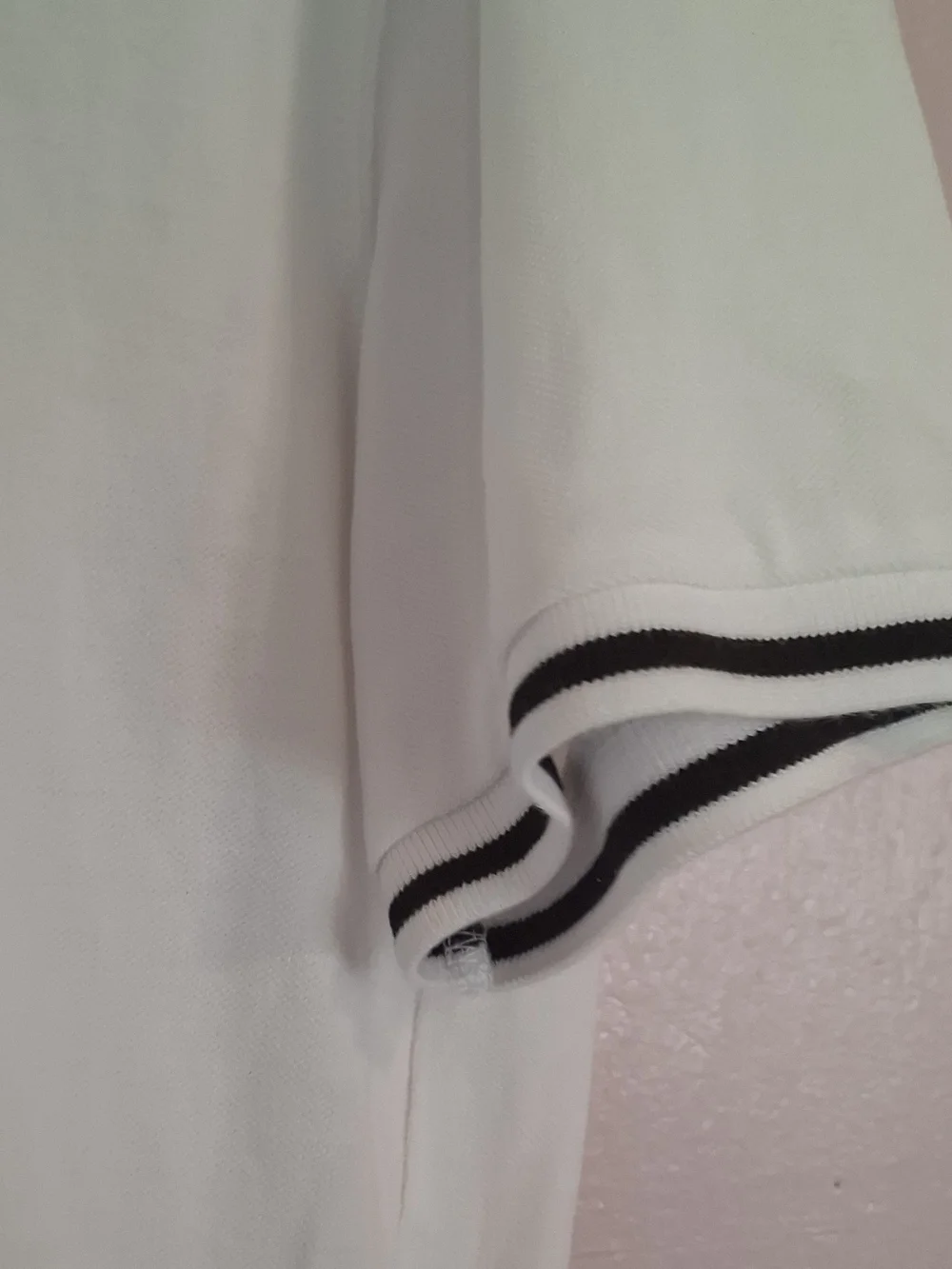 True Religion White Polo with Black Trim